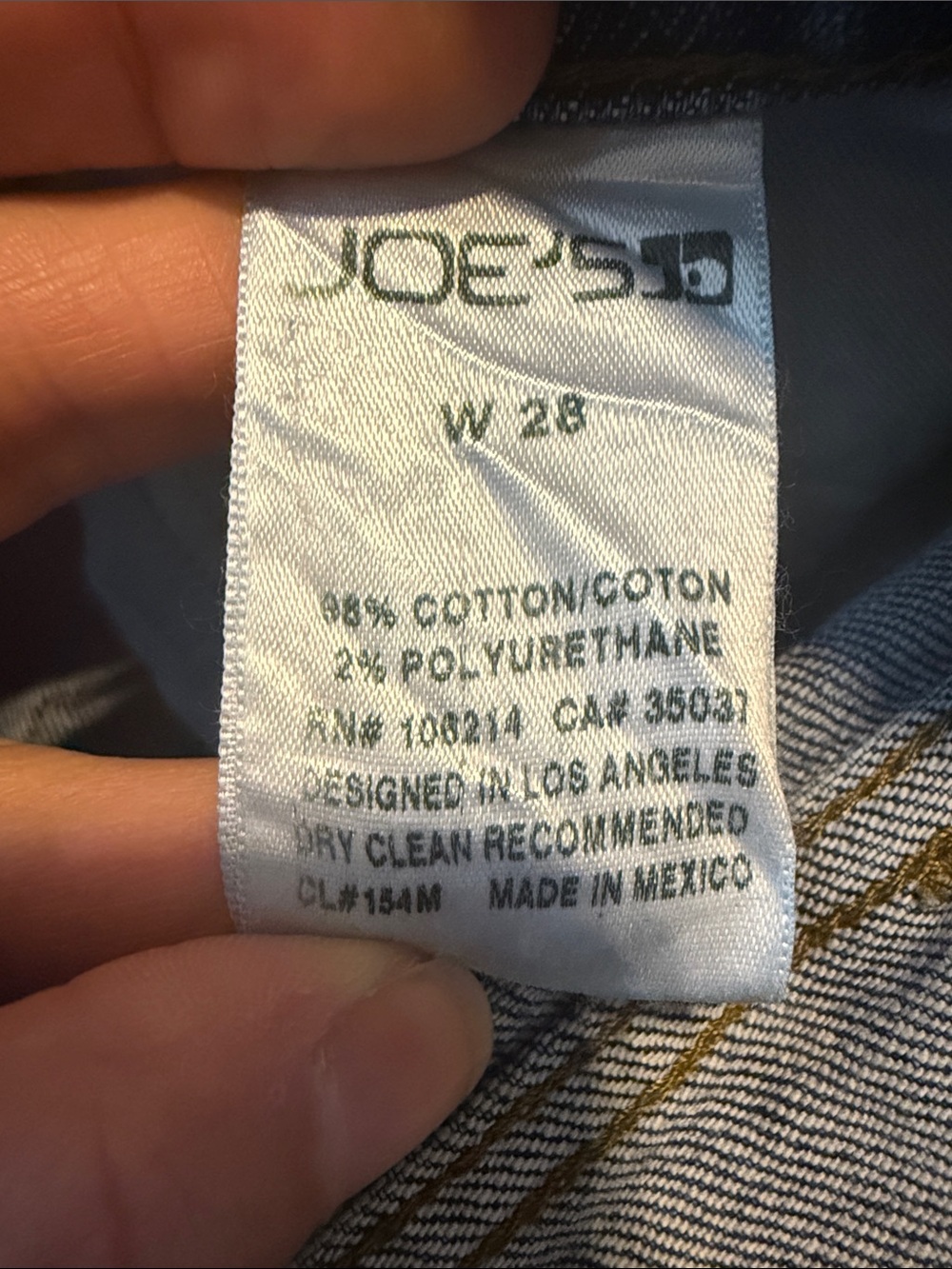 Joe's Distressed Denim Shorts - Picture 3 of 4